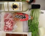 豚バラと水菜のつけそば（ひやむぎ）作り方1写真