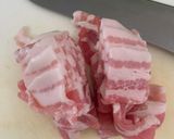 豚バラと水菜のつけそば（ひやむぎ）作り方2写真