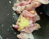 豚バラと水菜のつけそば（ひやむぎ）作り方4写真