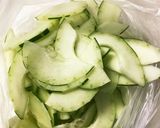 はぐらウリと塩昆布の塩麹即席漬け作り方3写真