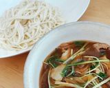 豚バラと水菜のつけそば（ひやむぎ）作り方11写真