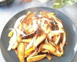 茄子のスイートチリソース炒め作り方9写真