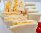 簡単！手作り塩麹の炒り卵サンドイッチ作り方3写真