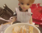 リカちゃん♡レタスとホタテの卵炒めꕤ܀*作り方3写真