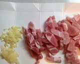 フライドオニオンで☆滷肉飯（ルーロー飯）作り方1写真