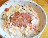 レトルトハンバーグドリア○レンチンだけ作り方5写真