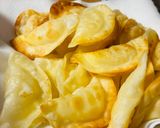 🧀モッツァレラチーズの餃子の皮包み揚げ🥟作り方3写真