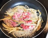 三つ葉大好き!豚肉の柳川風作り方3写真