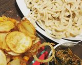 アメリカでも手打ちうどん!子供と一緒に!作り方11写真