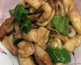 油揚げとちくわとピーマンのオイスター炒め作り方4写真
