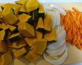 お弁当にもぴったり!かぼちゃサラダ作り方1写真