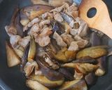 甘辛味でご飯が進む♡豚バラなす作り方5写真