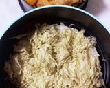 お弁当・・・136とろろご飯におひさま作り方1写真