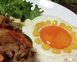 お弁当・・・136とろろご飯におひさま作り方2写真