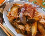 甘辛味でご飯が進む♡豚バラなす作り方6写真