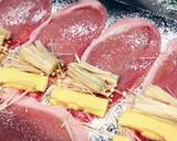 醤油麹＊ピーマンのボリューム肉詰め巻き作り方3写真