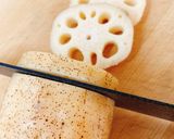 れんこんのパリパリチーズ☆大葉明太子焼き作り方1写真