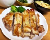 簡単◎鶏もも肉のガーリックステーキ作り方4写真