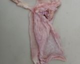 鶏皮でおつまみ( ´∀｀ )b作り方1写真
