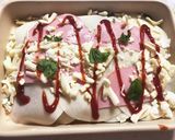 余った餃子の皮の重ね焼き作り方2写真