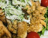 鶏肉のケチャップステーキ＆チキンライス作り方4写真