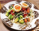 混ぜてのせるだけ！簡単サラダうどん作り方3写真