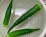豚ハラミとオクラのドレッシング作り方5写真