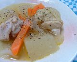 ダブルだしで☆冬瓜と鶏肉のスープ煮作り方7写真