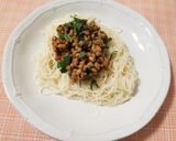 納豆と梅のヘルシーそうめん作り方3写真
