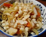 七味だれの焼きうどん☆肉なし作り方6写真