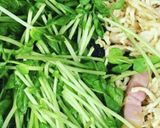 豆苗と切り干し大根のごまマヨドレッシング作り方5写真
