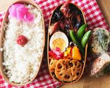 お弁当★レンチンピリ辛パプリカ韓国ナムル作り方6写真