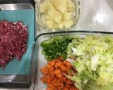 ポークビーンズ風（→カレー風味へ）作り方6写真
