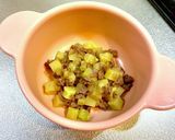 離乳食後期☆もちもちニラチヂミと牛肉炒め作り方20写真