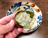 パクチー風味の豆腐と納豆の和え物作り方10写真