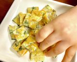 離乳食後期☆もちもちニラチヂミと牛肉炒め作り方40写真