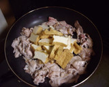 豚肉と厚揚げの甘辛炒め作り方3写真