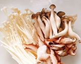 きのこと温泉卵のせ冷奴作り方1写真