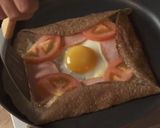 そば粉のガレット コンプレットトマト作り方10写真
