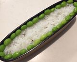 枝豆とねり梅ご飯弁当 詰め方作り方2写真