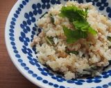 大葉香る♪豚ミンチ中華炊き込みご飯♪作り方4写真