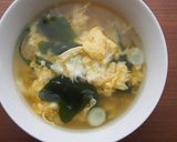 ワカメとふわふわ卵のお吸い物♪作り方5写真