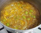 枝豆たっぷり！豚ミンチの卵とじ丼♪作り方6写真