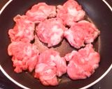 豚コマ寄せて焼いて…さっぱりソース作り方3写真