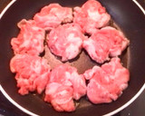 豚コマ寄せて焼いて…さっぱりソース作り方3写真