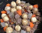里いもと牛肉のころころ煮作り方8写真