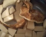 片手鍋30分⭐️トマト味ジャガイモスープ作り方1写真