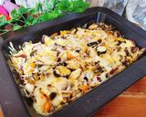 簡単☆鶏と秋野菜のチーズぎゅうぎゅう焼き作り方2写真