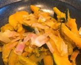 かぼちゃとベーコンのカレー炒め作り方4写真