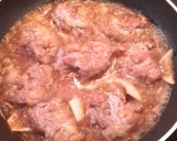 豚コマ寄せて焼いて…さっぱりソース作り方6写真